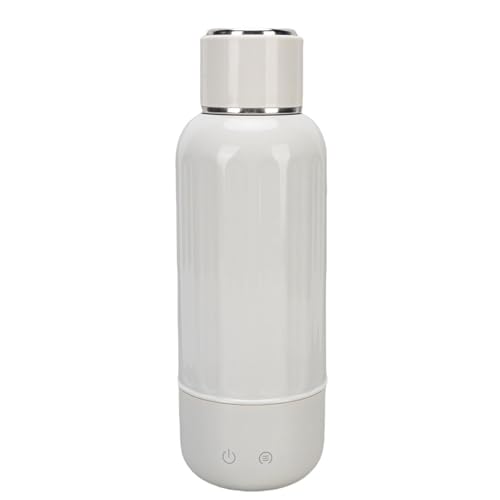 Fabater Hervidor Eléctrico Recargable Portátil - Calefacción Rápida para Automóviles para Acampar - 500 Ml de Calentador de Agua sin Cable para el Viaje (WHITE)
