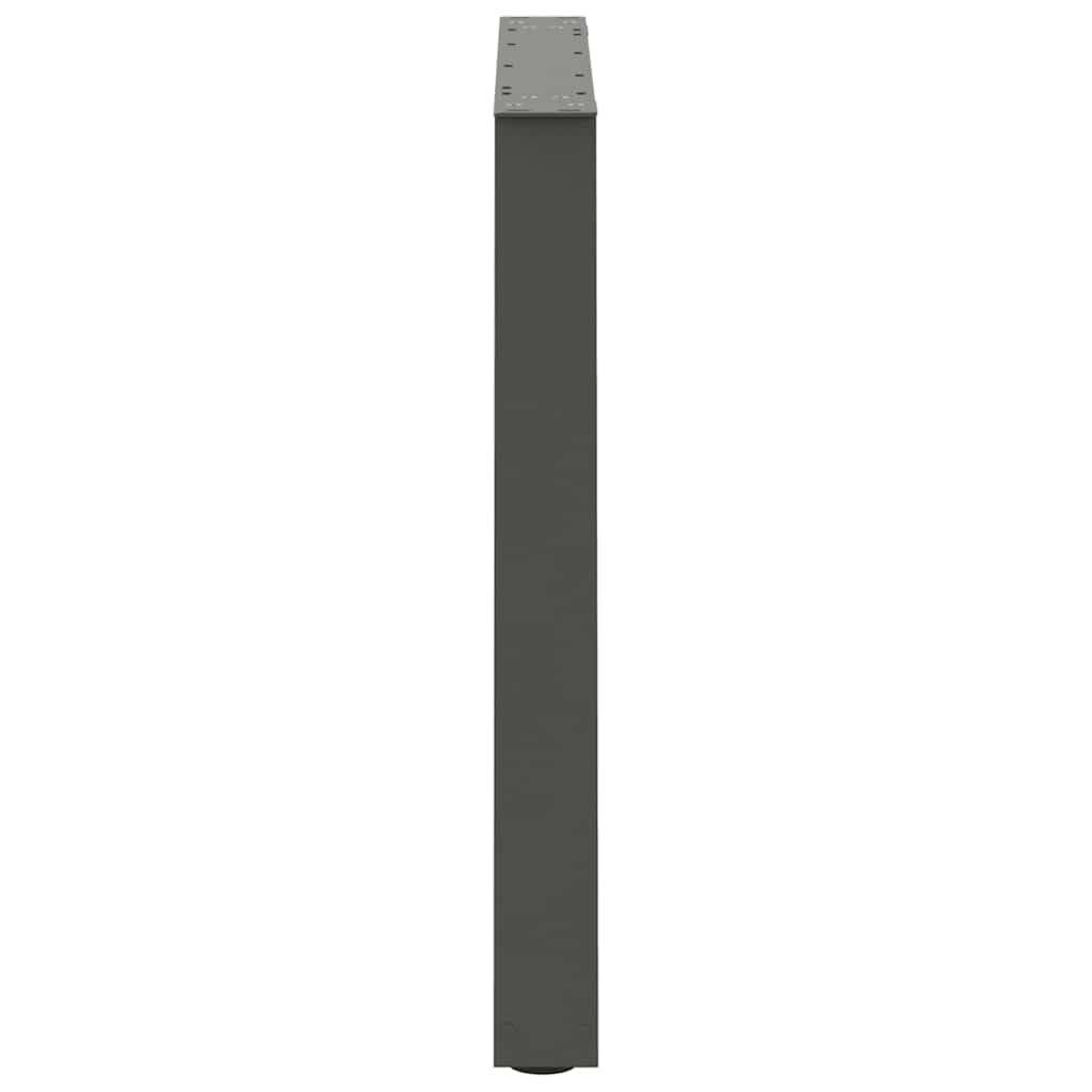 Stół do jadalni nogi 3 sztuki antracyt 70 x (72-73,3) cm stal