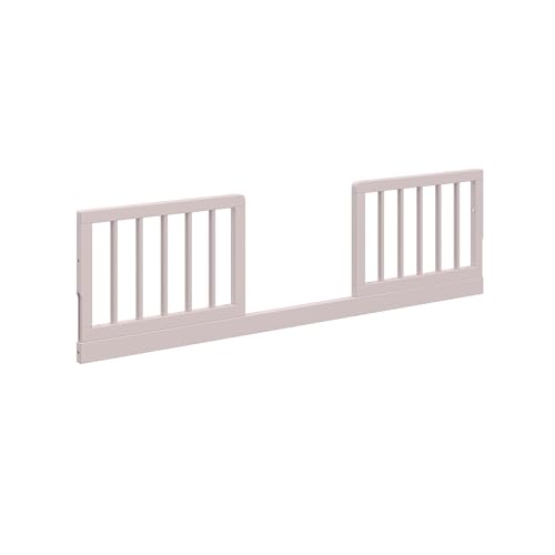 Image of Storkcraft & Graco Toddler Safety Guardrail Kit with Dowels (Pebble Gray) - GREENGUARD Gold Certified, Converts Compatible Storkcraft & Graco Crib to Toddler Bed, Kit Includes 2 Toddler Guardrails
