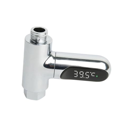Thermomètre eau LED rotatif sans piles anti-brûlure douche étanche