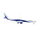 合金金属 1:200 スケール モデル航空機 インディゴ航空 ボーイング B777-300 ジェット航空機 モデル TC-LKE