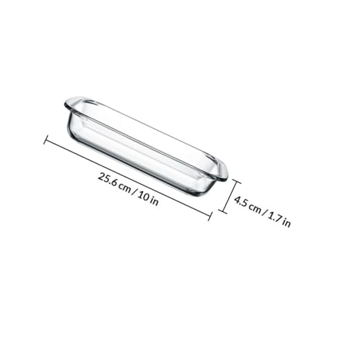 Plateau de cuisson en verre micro-ondes plat à riz transparent blanc