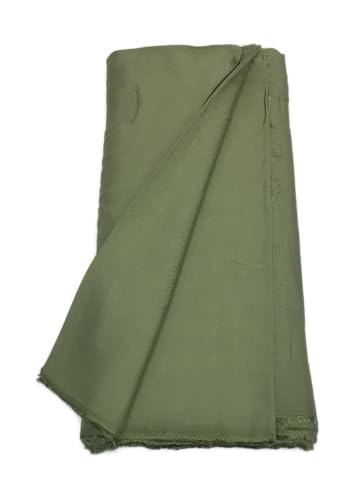 Image of BKRKJ Women's Rayon Cotton Unstitched Fabric by Meter for Sewing Suit Salwar Chudidar Patiyala Kurti Shirt Kameez Blouse Kurta Pyjama (2 Meter, Light Green)
