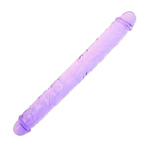 13.4 * 1.5 Inches Double Dildo Crystal Jelly Realistic...