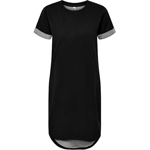 JDY Damen JDYIVY S/S Dress JRS NOOS Lässiges Kleid, Black, S Cover