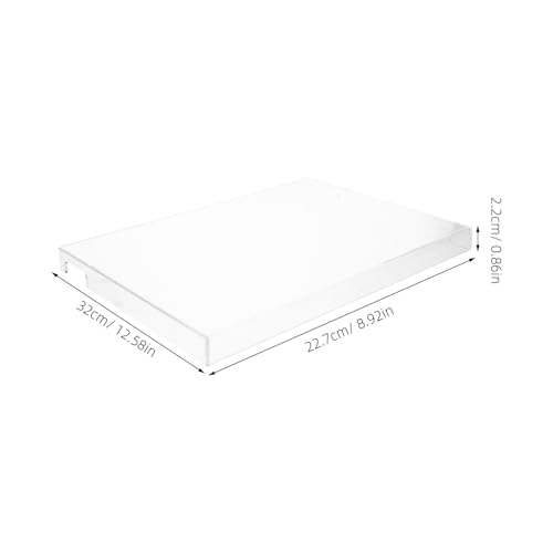 Protector de teclado acrílico transparente para escritorio de hogar 2