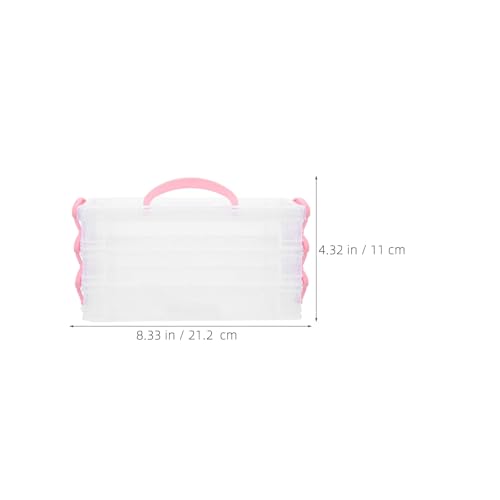 Boîte de rangement pour marqueurs empilable en PP avec compartiments - 3