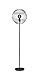 Produktbild Fischer & Honsel | Stehleuchte, Drops | schwarz| Metallschirm| schwarz| H: 150,00 cm, D: 38,00 cm| mit Fußschalter| 1x E27 max. 40 Watt | 40378