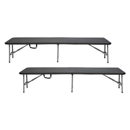 THINIA HOME Pack 2 Bancos Plegables Catering 180x30x43cm