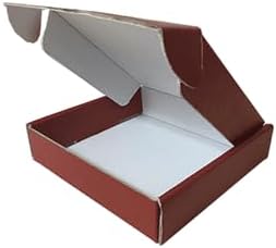 ユーパッケージ ダンボール ギフトボックス 60サイズ 265x120x40mm 200枚 赤色 サイド差込タイプ 厚さ1.5mm