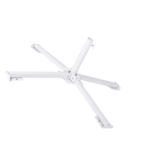 Base de parasol en acier robuste de type lourd avec sa croix d'ancrage - 4