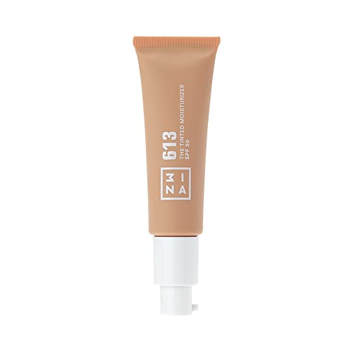 3INA MAKEUP - The Tinted Moisturizer SPF30 613 - Base de Maquillaje Nude - BB Cream con Protección Solar SPF30 y Acido Hialurónico - Base para Todo tipo de Pieles - Vegan - Cruelty Free