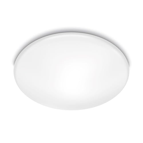Philips LED Shan Ceiling Light with Motion Sensor 2700K 12W [Warm White - White] For Indoor Home Lighting, Livingroom and Bedroom.
