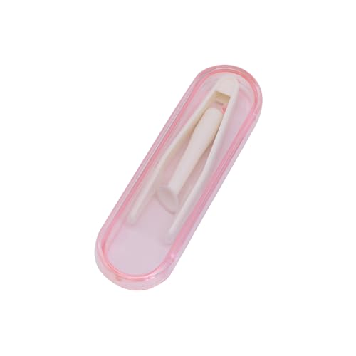 Mesanda コンタクトピンセット ケアスティック コンタクトレンズ つけはずし器具 サクションスティック 装着器具 柔らか素材 ソフト先端付き 携帯便利 旅行 スティックインサーター 再利用可能 メガネ カラコン ピンク ブルー シアン パープル (ピンク)（Amazon）