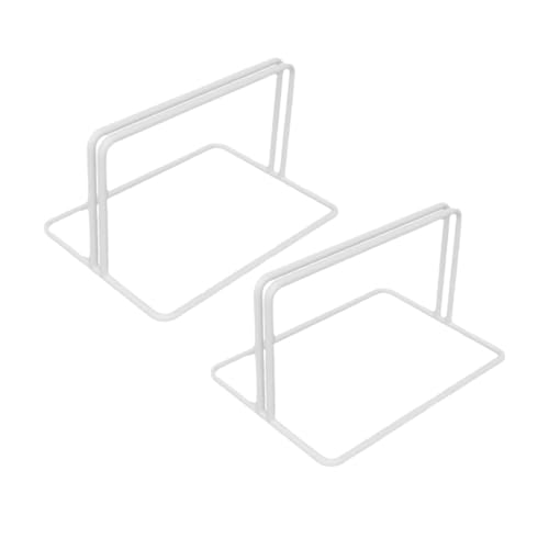 Gatuida 2 Piezas Bases Divisoras de Hierro para Refrigerador y Congelador de Separadores Reemplazables para Almacenamiento Diseño Estable y de Limpiar