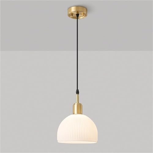 Suspension verre milieu siècle E27 pour cuisine et salon chic