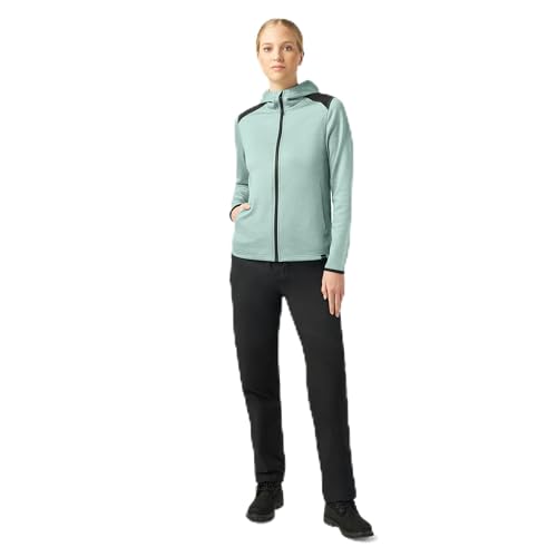 Dickies Sweat à capuche zippé lisse pour femme avec isolation thermique et tissu doux