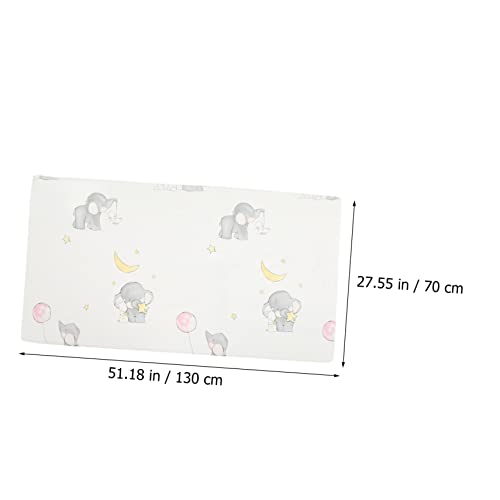 Drap pour parc garçon fille en coton doux à motifs géométriques IMIKEYA