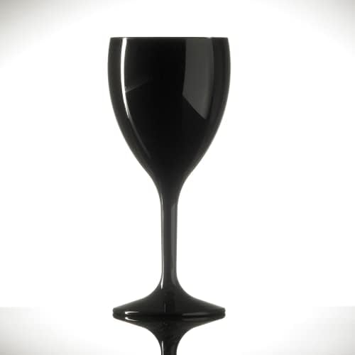 Copa vino 31 cl plástico irrompible policarbonato en color negro | Copa vino reciclable, diseño exclusivo con suave tacto a cristal, transparente e inoloro | Apta para lavavajillas y microondas Copa vino 31 cl plástico irrompible policarbonato en color negro | Copa vino reciclable, diseño exclusivo con suave tacto a cristal, transparente e inoloro | Apta para lavavajillas y microondas
