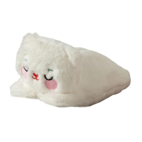 Astuccio per matite con animali in peluche astuccio multiuso chiusura con cerniera creativo per cancelleria con per Gatto Arrossire