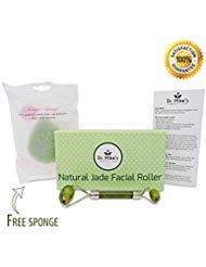 Dr. Mike’s Essentials Chi Himalayan Anti Aging Jade Roller Facial Massager – Ergonomic Wand, Fine Craftsmanship – Reduce Dark Circles, Minimize Puffiness, Smoothen Fine Lines & Increase Skin Plumpness
