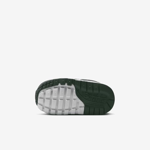 Air Max 1 EasyOn Baby/Toddler Shoes (DZ3309-107, Pale Ivory/White/Bicoastal/Vintage Green) Size 72