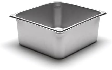 Value Series 222026931 22 Gauge Stainless Steel Steam Table Pan, Half-Size, 10 Quart