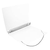 Angoily Portable Binder Cover Loose-Leaf Notebook Shell for Students Lightweight Material for Journals Planners and Creative Writing