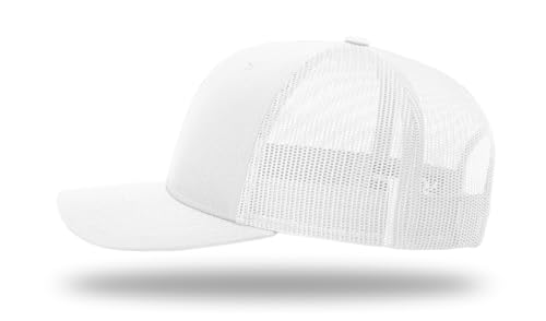 Image of Richardson 112 Trucker Hat - Premium Adjustable Snapback Hat - Structured Six Panel Richardson Blank Caps