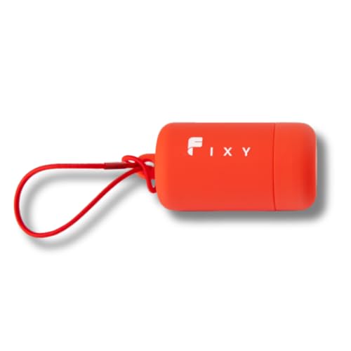 FIXYPET - Dispensador de Bolsas de Caca para Perros | 1 Dispensador Compacto para Bolsas Ligeras y Cómodas | Color Rojo