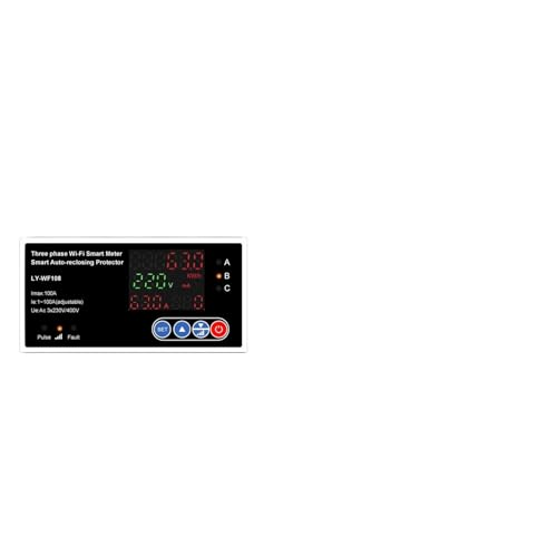 Disjoncteur intelligent triphasé Tuya WiFi 4P 63A protection surtension réenclencheur