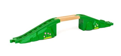 brio world - 36107 arch bridge  toy train set accessory for kids aged 3 years up