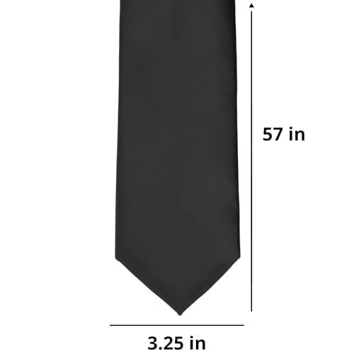 Image of tiemart Premium Solid Color Necktie