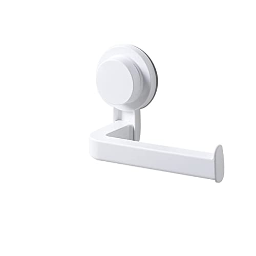 TSKJ Reusable Paper Towel Holder,Upgraded Vacuum Suction Cup Toilet Paper Holder for Bathroom Washroom Kitchen,Stick on Wall Mount (1)
