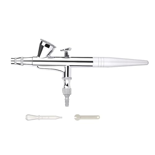 Pulverizador de Pintura, 0. 2mm Gravedad Feed Dual-Action Airbrush Kit Kit de gatillo Pista de pistola de pulverización for maquillaje Arte Craft Modelo Pintura Pulverización Hobby Cepillo de aire(130