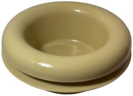 Ant-Proof Dog Bowl Waterless System Durable Maintenance-Free Simple Design for Pets (Tan)
