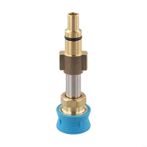 Adaptador de lavadora de alta presión de 1/4 pulgadas, boquilla de latón de conexión rápida para Karcher para Leroy para sistemas Merlin, azul