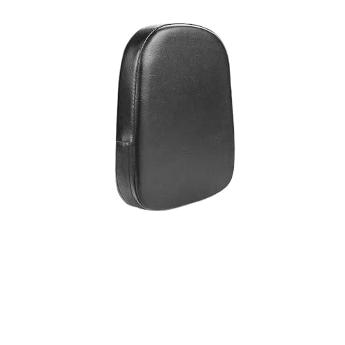Dossier Passager Arrière de Moto Coussin Universel en PU Noir pour Porte-Bagages