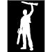 Ash Williams The Evil Dead Silhouette Car truck window Laptop Tablet Vinyl Cut Decal Sticker