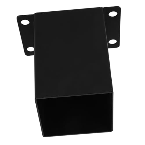 jojofuny Deck Supports Post Base Flange Pavilion Column Base Heavy Duty Fence Post Anchor Ground Spike Solar Fence Lighting