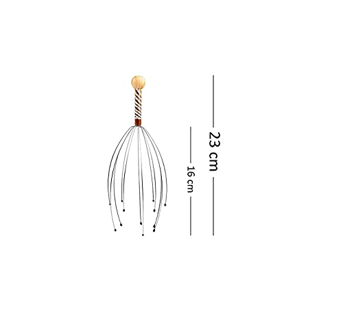 Massageador De Cabeça 12 Pontas Alivia O Stress Coçador