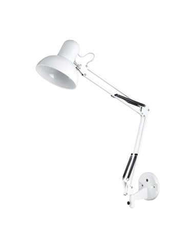 Flexo de pared Samassi E27 Blanco