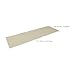 LALADEFIEE Vanity Mat: Vanity Table Top Mat Makeup Station Pad - 40x120cm Anti-Slip Desktop Protector for Desktop Bedroom Accessories
