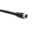 System-S S-Video Kabel 150 cm Din 13 Pin Stecker zu Buchse in Schwarz