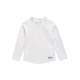 [Vaenait Baby] 6ヶ月-2歳 ベビー キッズ半袖 長袖ラッシュガードシャツ Oasis White (long) L
