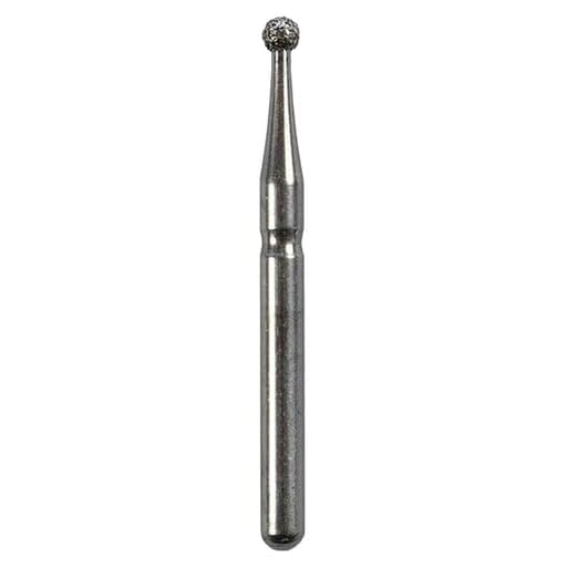Mydent 801-014M-5 Defend FG Round Medium Grit Diamond Burs 5/Pk