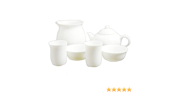 Amazon.co.jp: 茶器セット 白磁 台湾茶器 風清堂 急須 茶海 茶杯