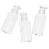 MAGICLULU 3 Stück Pumpspender Flasche für Haar und Dauerwellencreme aus Robustem Pp 16,5x5,5x4cm Gezielte Dosierung und Mischen von Dauerwellenflüssigkeit für Salongebrauch