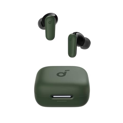 soundcore P30i da Anker, Fone de Ouvido Bluetooth 5.4 com Cancelamento de Ruído Adaptativo, Graves Poderosos, 45H de Reprodução, Estojo 2-em-1 com Suporte para Celular, IP54, Fone sem fio TWS, Verde