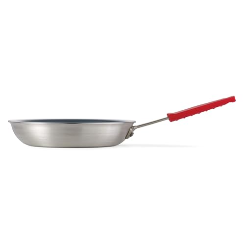 Image of Tramontina Professional 10-Inch Ceramic Non Stick Frying Pan, Heavy-Gauge Aluminum Skillet with Nonstick Coating, Dishwasher and Oven Safe, Gray